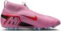 Nike Jr. Mercurial Superfly 10 Academy high-top voetbalschoenen voor kleuters kids (kunstgras) Roze - Thumbnail 3