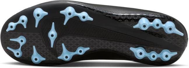 Nike Jr. Mercurial Superfly 10 Academy high-top voetbalschoenen voor kleuters kids (kunstgras) Zwart - Foto 2