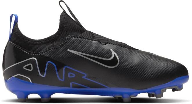 Nike Jr. Mercurial Vapor 15 Academy low top voetbalschoenen voor kleuters kids (meerdere ondergronden) Zwart
