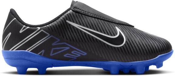 Nike Jr. Mercurial Vapor 15 Club low top voetbalschoenen voor kleuters (meerdere ondergronden) Zwart