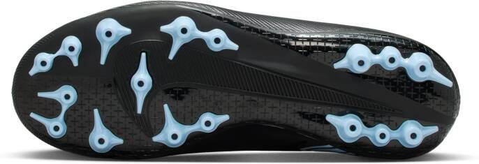 Nike Jr. Mercurial Vapor 16 Academy low top voetbalschoenen voor kleuters kids (kunstgras) Zwart