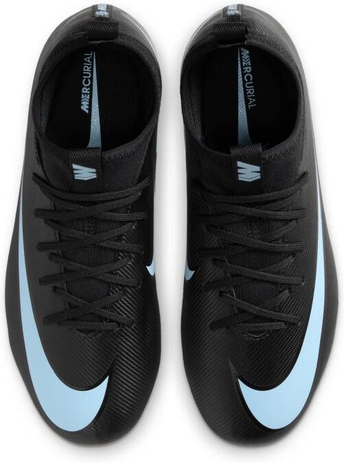 Nike Jr. Mercurial Vapor 16 Academy low-top voetbalschoenen voor kleuters kids (meerdere ondergronden) Zwart - Foto 4