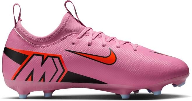 Nike Jr. Mercurial Vapor 16 Academy low-top voetbalschoenen voor kleuters kids (meerdere ondergronden) Roze