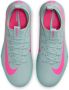 Nike Jr. Mercurial Vapor 16 Academy low top voetbalschoenen voor kleuters kids (turf) Grijs - Thumbnail 4