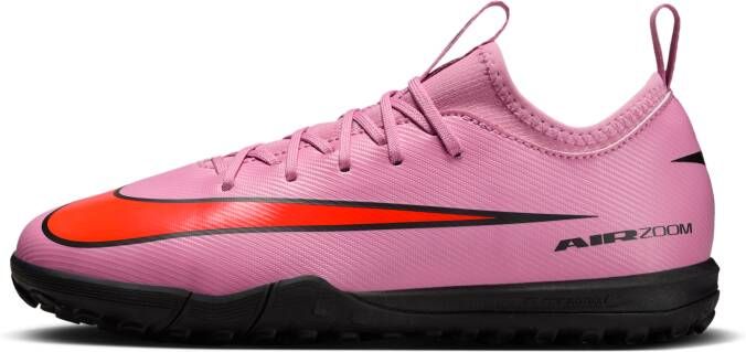 Nike Jr. Mercurial Vapor 16 Academy low top voetbalschoenen voor kleuters kids (turf) Roze
