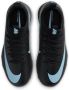 Nike Jr. Mercurial Vapor 16 Academy low top voetbalschoenen voor kleuters kids (turf) Zwart - Thumbnail 4