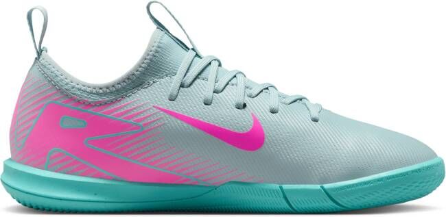 Nike Jr. Mercurial Vapor 16 Academy low top zaalvoetbalschoenen voor kleuters kids Grijs