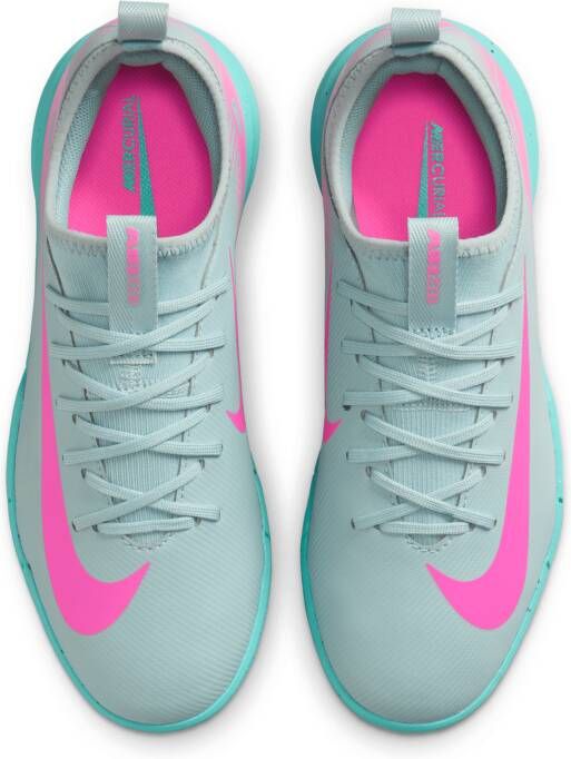 Nike Jr. Mercurial Vapor 16 Academy low top zaalvoetbalschoenen voor kleuters kids Grijs
