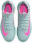 Nike Jr. Mercurial Vapor 16 Academy low top zaalvoetbalschoenen voor kleuters kids Grijs - Thumbnail 4