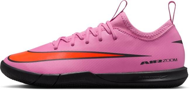 Nike Jr. Mercurial Vapor 16 Academy low top zaalvoetbalschoenen voor kleuters kids Roze