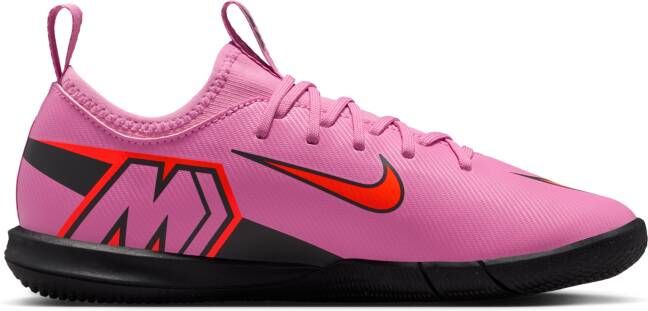Nike Jr. Mercurial Vapor 16 Academy low top zaalvoetbalschoenen voor kleuters kids Roze