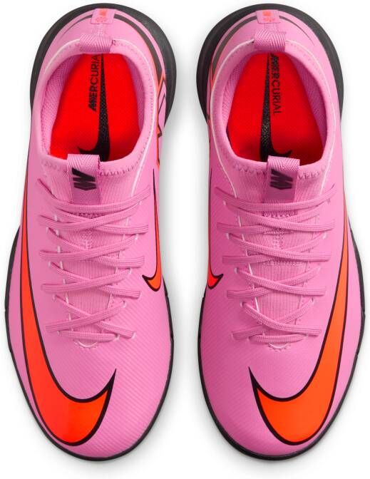 Nike Jr. Mercurial Vapor 16 Academy low top zaalvoetbalschoenen voor kleuters kids Roze