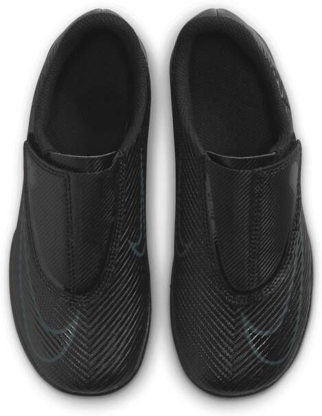 Nike Jr. Mercurial Vapor 16 Club low-top voetbalschoenen voor kleuters (turf) Zwart - Foto 4