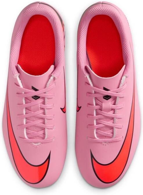 Nike Jr. Mercurial Vapor 16 Club low top voetbalschoenen voor kleuters kids (meerdere ondergronden) Roze - Foto 4