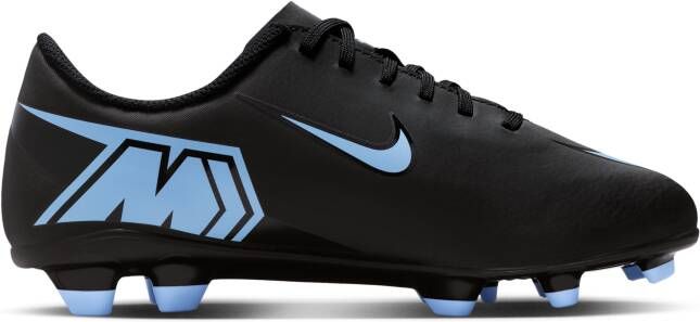 Nike Jr. Mercurial Vapor 16 Club low top voetbalschoenen voor kleuters kids (meerdere ondergronden) Zwart