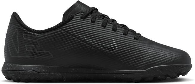 Nike Jr. Mercurial Vapor 16 Club low-top voetbalschoenen voor kleuters kids (turf) Zwart - Foto 3