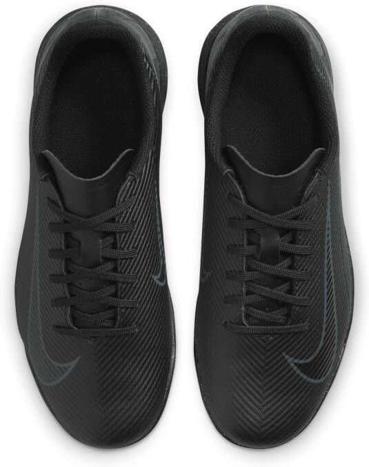 Nike Jr. Mercurial Vapor 16 Club low-top voetbalschoenen voor kleuters kids (turf) Zwart - Foto 4