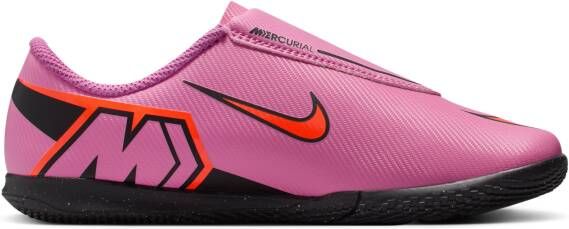 Nike Jr. Mercurial Vapor 16 Club low-top zaalvoetbalschoenen voor kleuters Roze - Foto 3