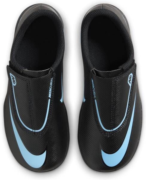 Nike Jr. Mercurial Vapor 16 Club low-top zaalvoetbalschoenen voor kleuters Zwart