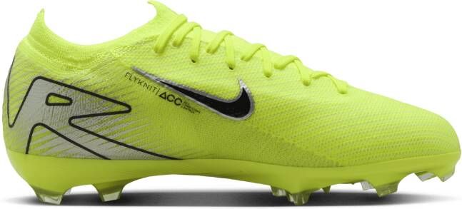 Nike Jr. Mercurial Vapor 16 Pro low-top voetbalschoenen voor kleuters kids (stevige ondergrond) Geel - Foto 3