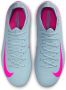 Nike Jr. Mercurial Vapor 16 Pro low-top voetbalschoenen voor kleuters kids (stevige ondergrond) Grijs - Thumbnail 4