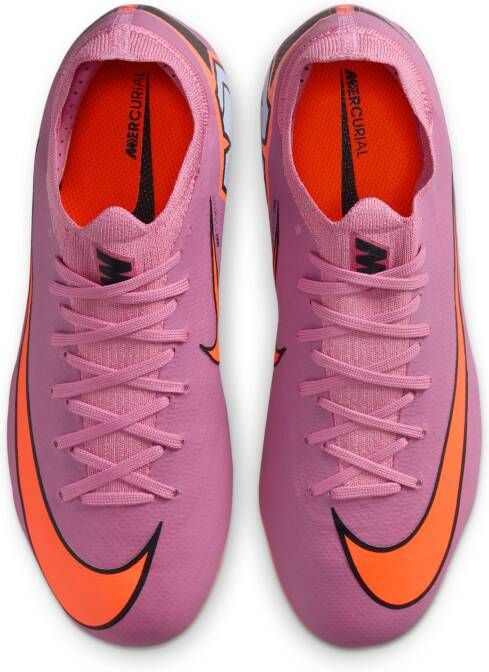 Nike Jr. Mercurial Vapor 16 Pro low-top voetbalschoenen voor kleuters kids (stevige ondergrond) Roze - Foto 4