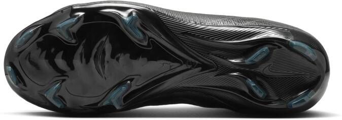 Nike Jr. Mercurial Vapor 16 Pro low-top voetbalschoenen voor kleuters kids (stevige ondergrond) Zwart - Foto 2