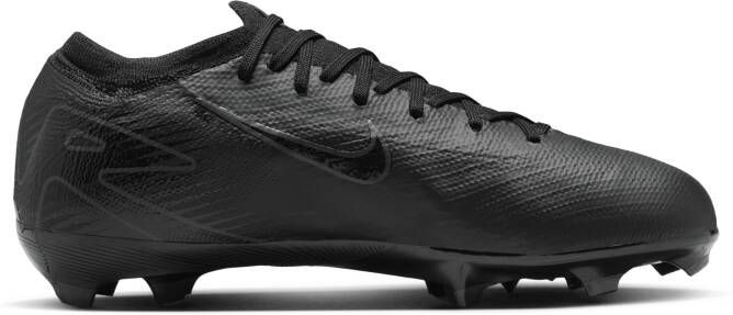 Nike Jr. Mercurial Vapor 16 Pro low-top voetbalschoenen voor kleuters kids (stevige ondergrond) Zwart - Foto 3