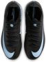 Nike Jr. Mercurial Vapor 16 Pro low-top voetbalschoenen voor kleuters kids (stevige ondergrond) Zwart - Thumbnail 4