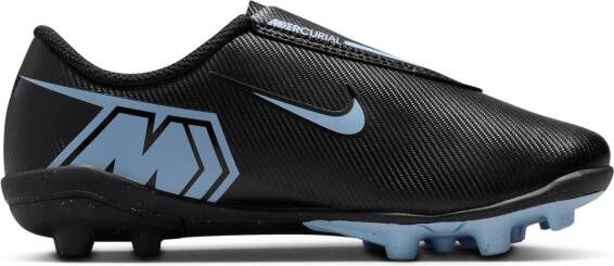Nike Jr. Mercurial Vapor 16 Club low-top voetbalschoenen voor kleuters (meerdere ondergronden) Zwart