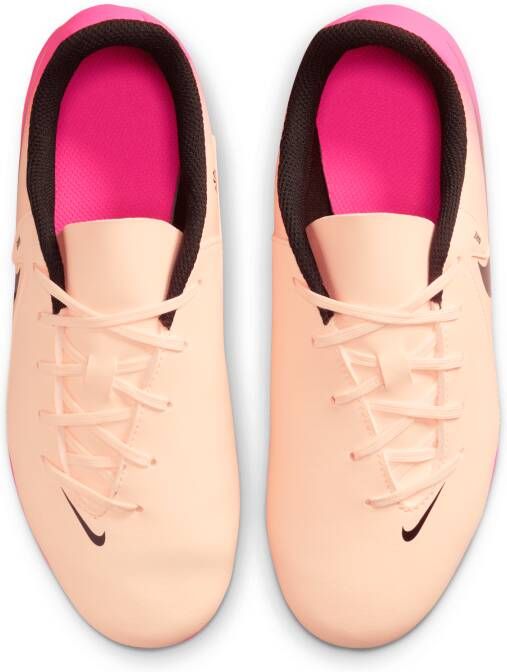 Nike Jr. Phantom GX 2 Club MG low-top voetbalschoenenen voor kleuters kids (meerdere ondergronden) Oranje