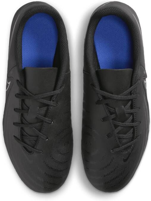 Nike Jr. Phantom GX 2 Club MG low-top voetbalschoenenen voor kleuters kids (meerdere ondergronden) Zwart