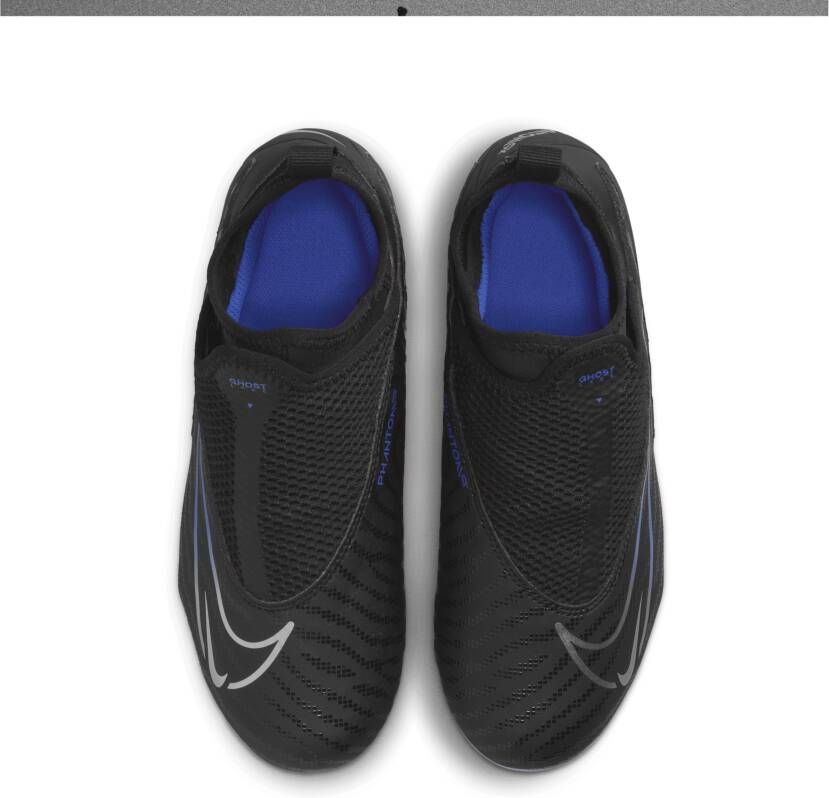 Nike Jr. Phantom GX Academy voetbalschoenen voor kids (meerdere ondergronden) Zwart