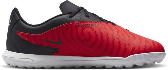 Nike Jr. Phantom GX Club low top voetbalschoenen voor kids (turf) Rood