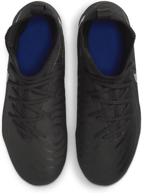Nike Jr. Phantom Luna 2 Academy voetbalschoenen voor kleuters kids (meerdere ondergronden) Zwart