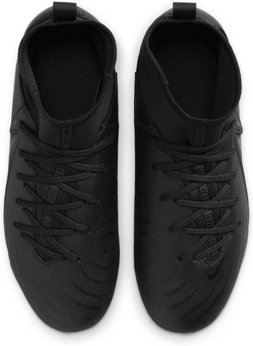 Nike Jr. Phantom Luna 2 Club high-top voetbalschoenen voor kleuters kids (meerdere ondergronden) Zwart - Foto 4