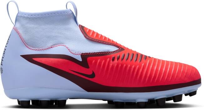 Nike Jr. Phantom 6 High Academy voetbalschoenen (kunstgras) Blauw
