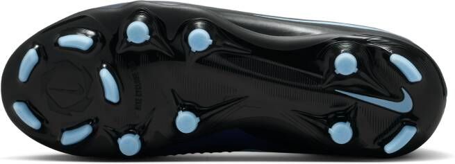 Nike Jr. Phantom 6 High Academy voetbalschoenen voor kids (meerdere ondergronden) Zwart