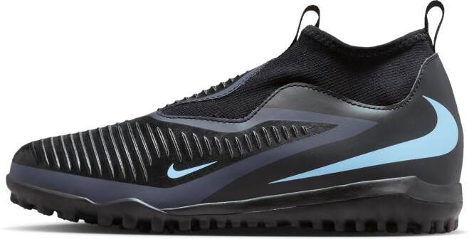 Nike Jr. Phantom 6 High Academy voetbalschoenen voor kids (turf) Zwart