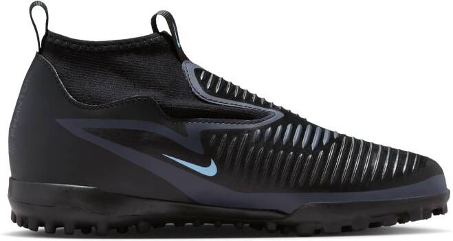 Nike Jr. Phantom 6 High Academy voetbalschoenen voor kids (turf) Zwart
