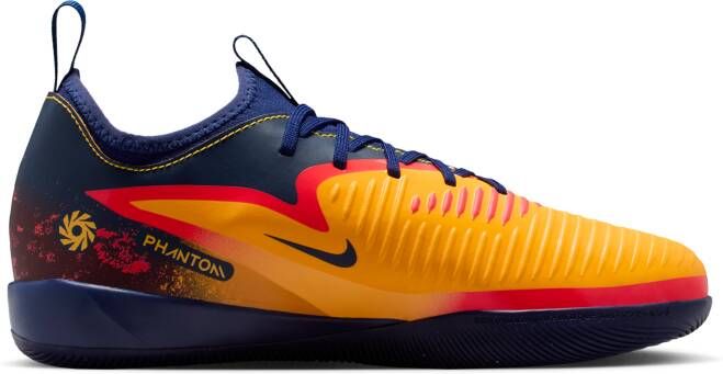 Nike Jr. Phantom 6 Low Academy 'Erling Haaland' zaalvoetbalschoenen voor kids Oranje - Foto 3