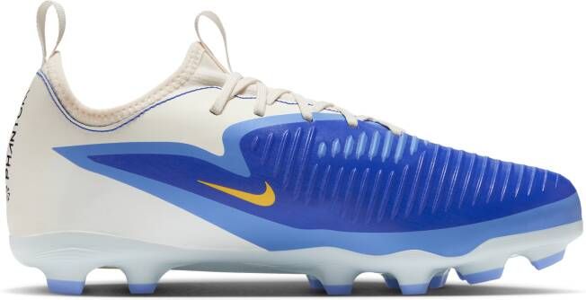Nike Jr. Phantom 6 Low Academy LV8 voetbalschoenen voor kids (meerdere ondergronden) Blauw