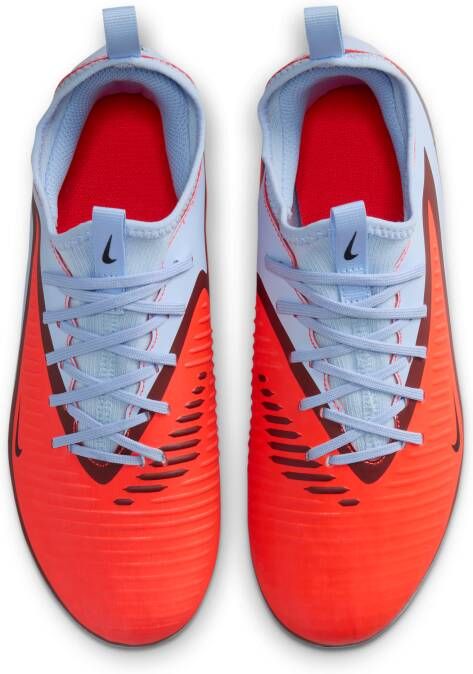 Nike Jr. Phantom 6 Low Academy voetbalschoenen (meerdere ondergronden) Blauw