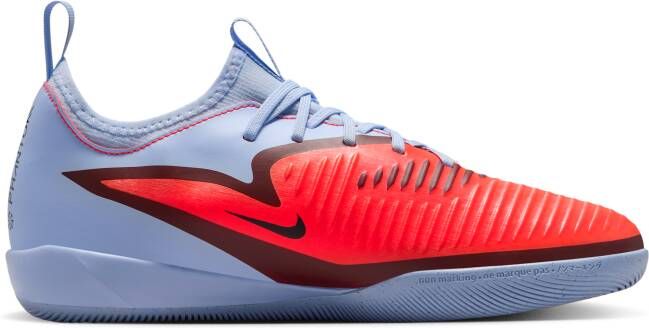 Nike Jr. Phantom 6 Low Academy zaalvoetbalschoenen voor kids Blauw - Foto 3