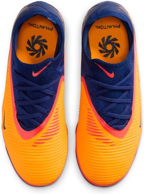 Nike Jr. Phantom 6 Low Pro 'Erling Haaland' voetbalschoenen voor kids (meerdere ondergronden) Oranje