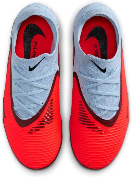 Nike Jr. Phantom 6 Low Pro voetbalschoenen (meerdere ondergronden) Blauw - Foto 4