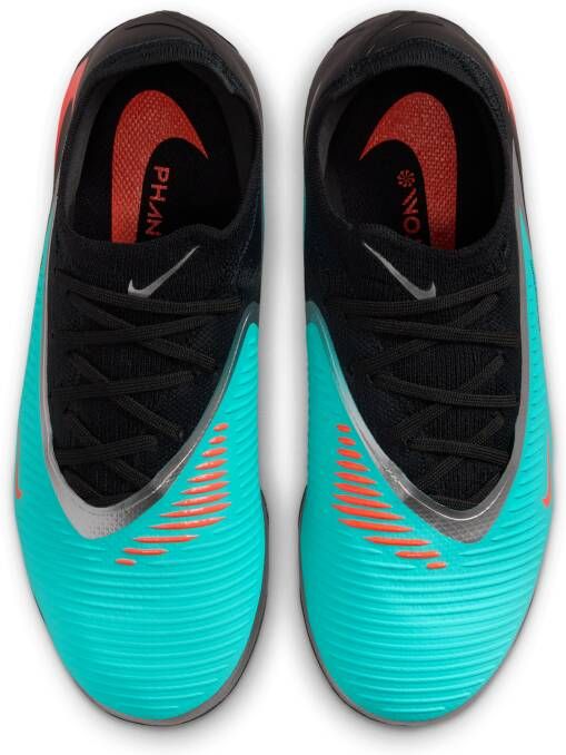Nike Jr. Phantom 6 Pro LE low-top voetbalschoenen voor kleuters (meerdere ondergronden) Grijs
