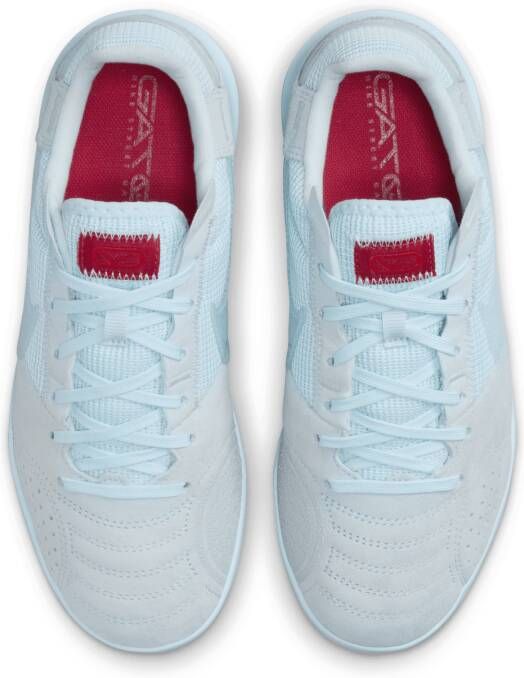 Nike Jr. Streetgato low top voetbalschoenen voor kleuters kids Blauw