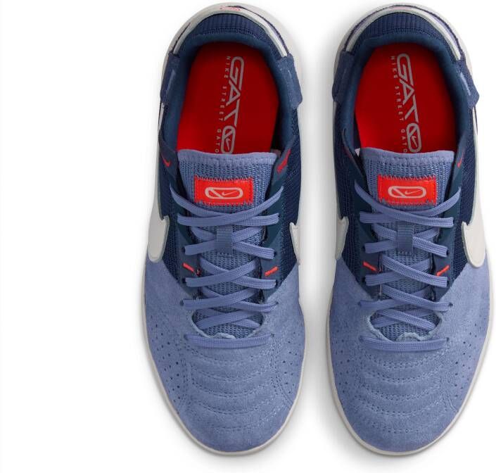 Nike Jr. Streetgato low top voetbalschoenen voor kleuters kids Paars - Foto 4
