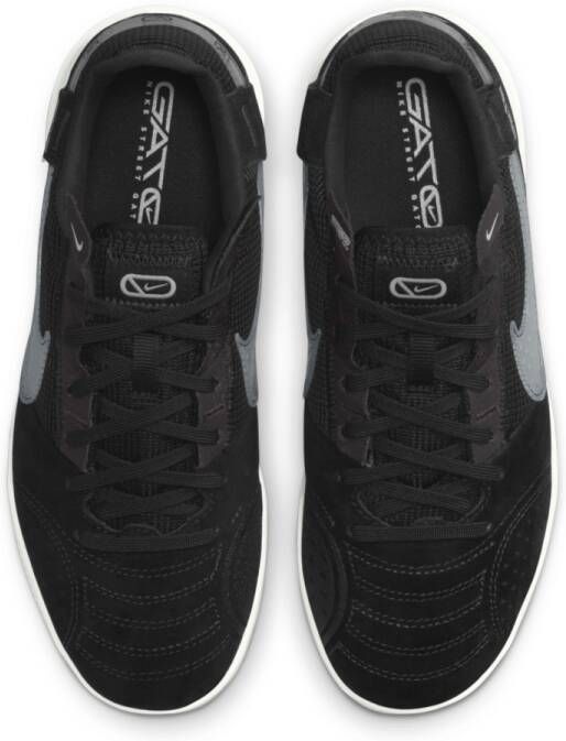 Nike Jr. Streetgato low top voetbalschoenen voor kleuters kids Zwart - Foto 9